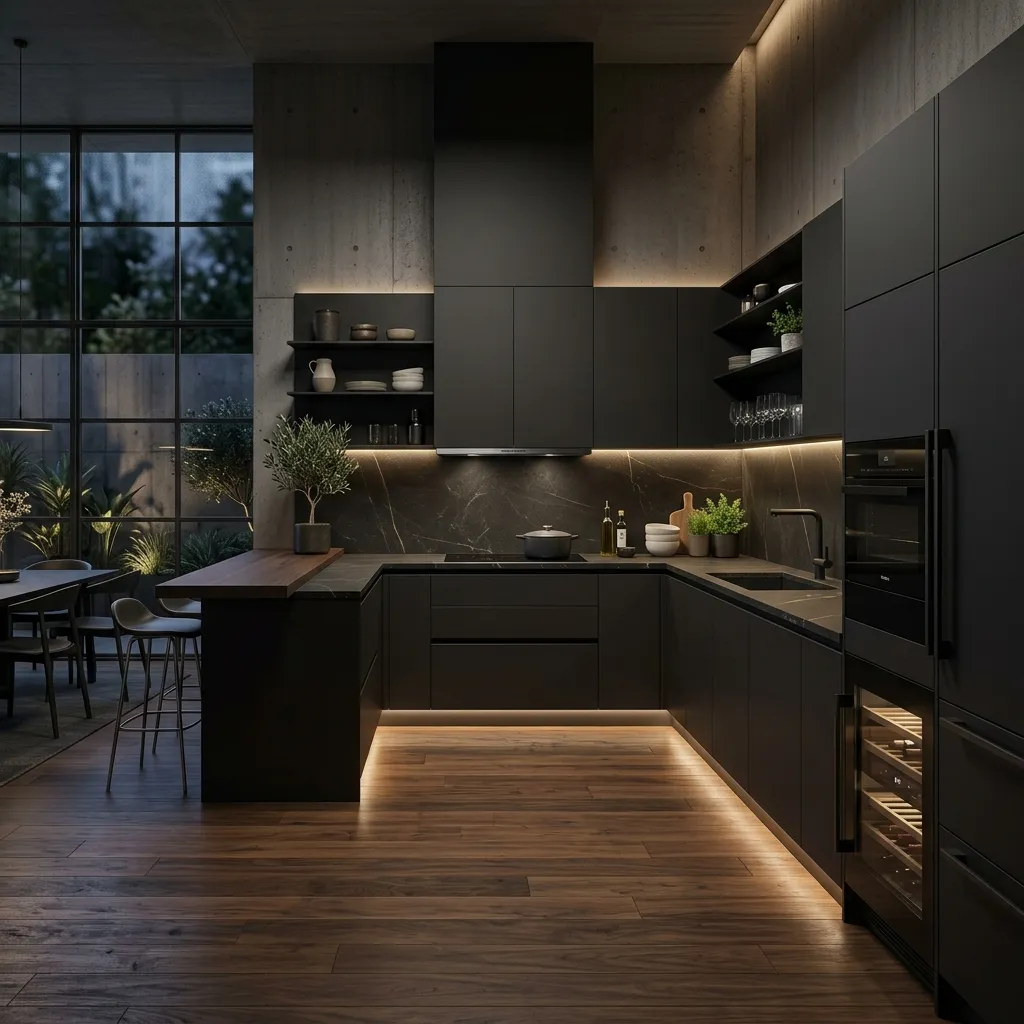 cocina en escuadra modernas